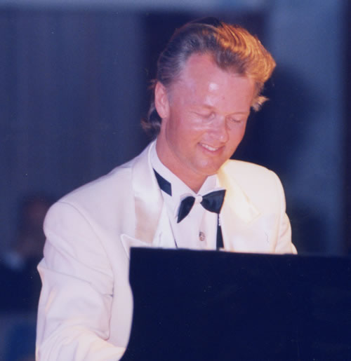 Jon England at the piano