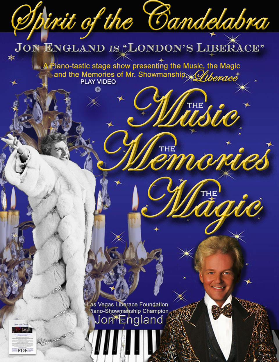 Spirit of the Candelabra concert poster